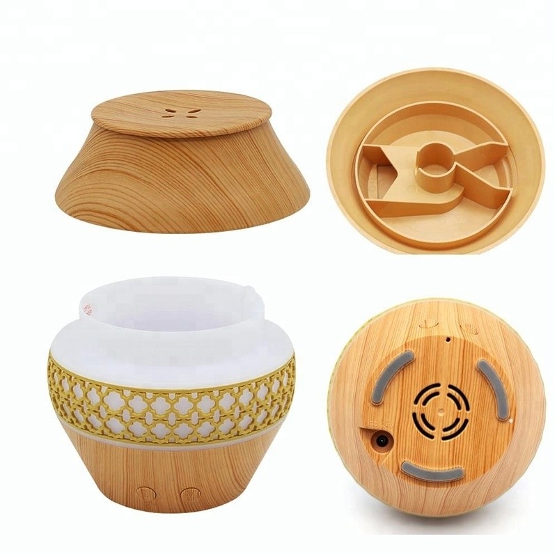Humidificador de aire de niebla fría portátil de 120 ml para el hogar con luces LED Aroma Spray de aceite esencial Difusor de aroma